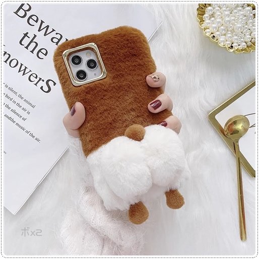 かわいい ふわふわコーギー犬のおしり スマホケース Iphone12対応 取寄せ 韓国雑貨 インテリア通販 ボチボチ韓流マート