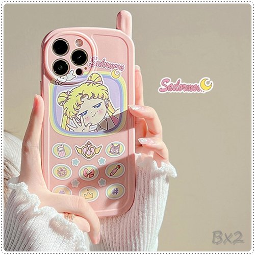 韓国 セーラームーン レトロ携帯デザイン P1 iPhoneケース A12☆取寄せ