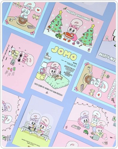 韓国限定 エスターバニー ポストカード 7種セット☆取寄せ - ボチボチ 