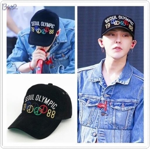 BIGBANG G-DRAGON着用 ソウルオリンピック 1988デザインキャップ帽子