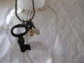 French antique key Necklace S - karen silver