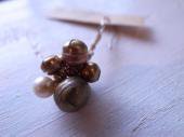 - Grape - bronze bell + pearl pierce