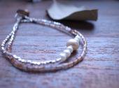 French antique beads + KSV bracelet