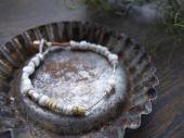 Old shell + Romanglass bracelet
