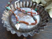 Old agate + Turquoise necklace