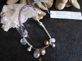 bracelet : Mix stone + seed beads