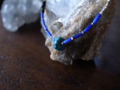 bracelet : Tibetan turquoise + seed beads