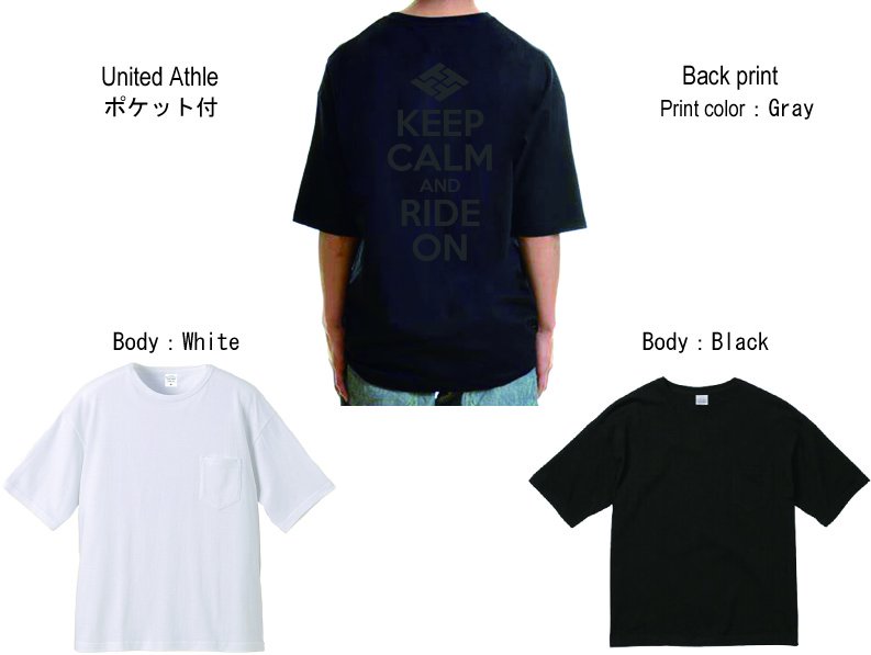 KEEP CALM T shirt�ポケット付※カラー・サイズ選択
