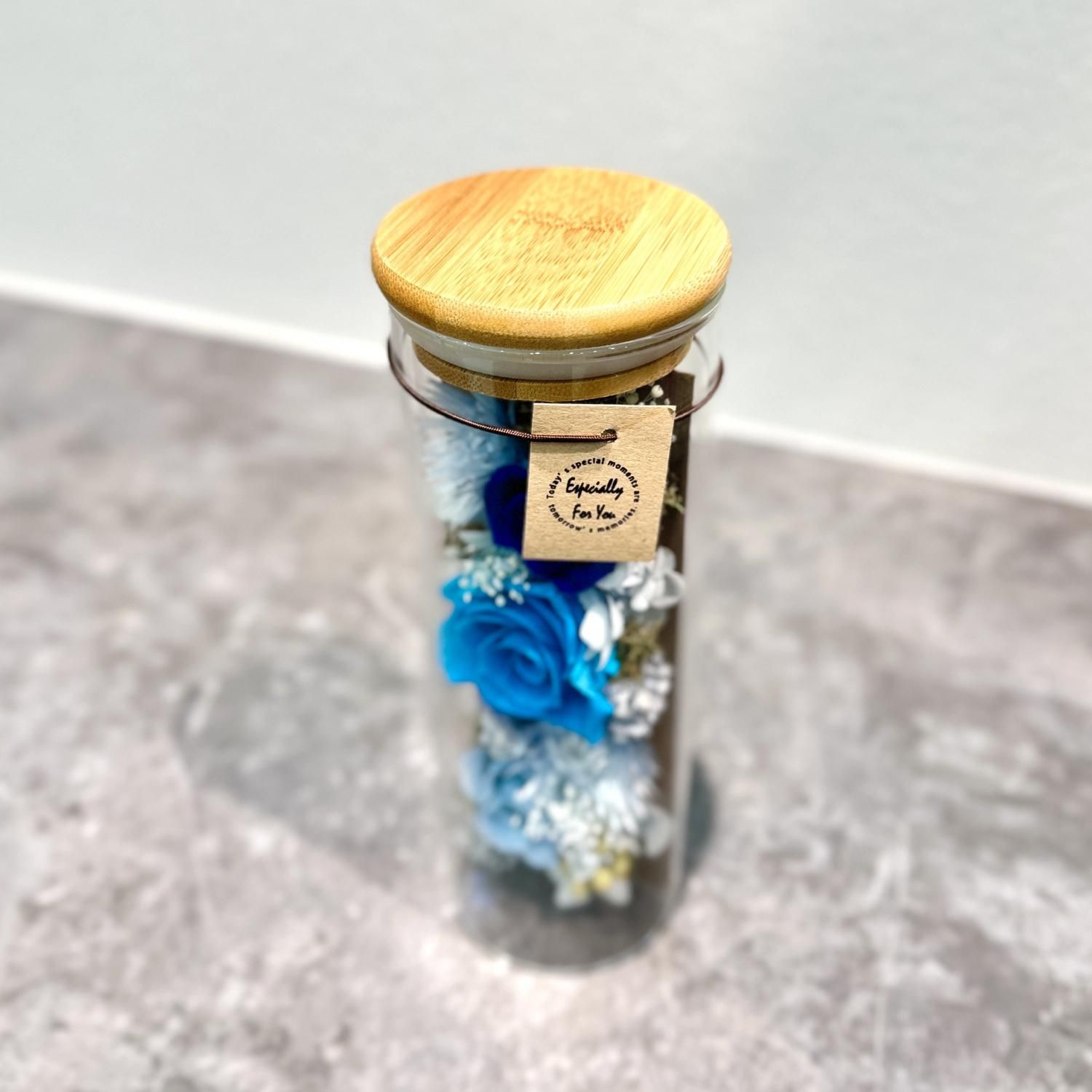 プリザーブドフラワー　ボトルフラワー プリザーブドフラワー ガラスドーム 花 ギフト ボトルフラワー