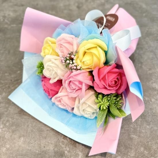 ソープフラワー「フレグランスブーケ（ミックス）」| 香り豊か