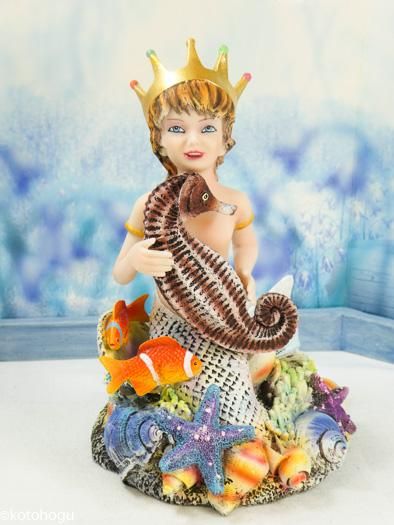マー　バーサー　マーメイド【シーラ・ウォルク 人魚置物】　　　　マーメイド　オブジェ　置物　フィギュア　像