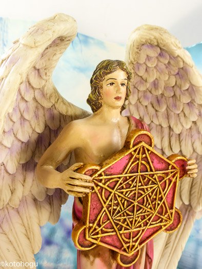 大天使　メタトロン　エンジェル　カラー版、レプリカ、彫像　置物