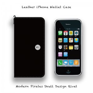 Leather iPhone Wallet Case (手帳型iPhoneケース) - Modern Pirates Online Store