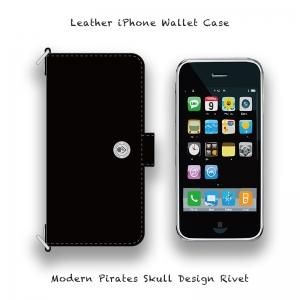 Leather iPhone Wallet Case (手帳型iPhoneケース) - Modern Pirates