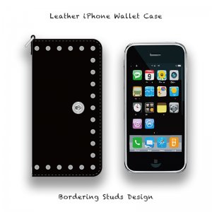 Leather iPhone Wallet Case (手帳型iPhoneケース) - Modern Pirates Online Store