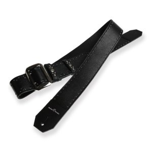  50mm Width Soft Leather Guitar Strap/Side Round Spots 