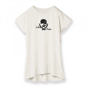  Women's Dolman Dress / ModernPirates Skull Design 001 ( ɽBlack ) 