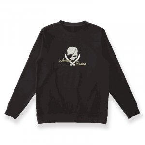  7.4oz Standard Sweatshirt / ModernPirates Skull Design 001 ( ɽWhite ) 