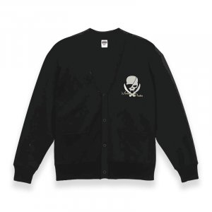  10.0oz loose fit sweat cardigan / ModernPirates Skull Design 001 ( ɽ ) 