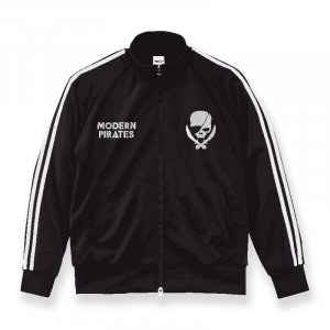  7.0oz Smooth Raglan Sleeve Track Jacket / ModernPirates Skull Design 001 ( ɽ ) 