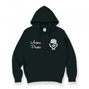  Regular Weight Sweat Zip Parka / ModernPirates Skull Design 001 ( ɽWhite ) 