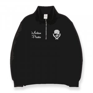  10oz Half Zip Sweatshirt / ModernPirates Skull Design 001 ( ɽ ) 