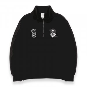  10oz Half Zip Sweatshirt / STAZZ Face Design (ɽ) 