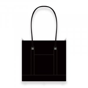  Leather Medium Tote Bag / 2Pyramid Design 