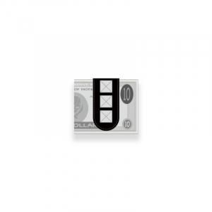  Leather Money Clip / Piramid Spots Design 