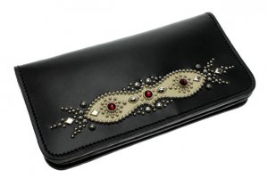 Vintage Style Studs Long Wallet Type 002