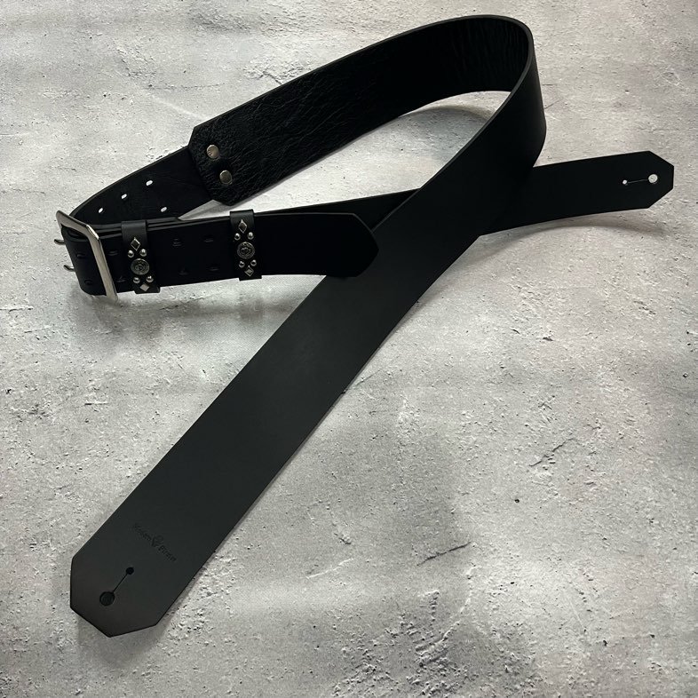 60mm Width Leather Guitar Strap/Standard - ModernPirates Online Store