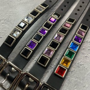  13mm Square Rhine Stone Wristband 