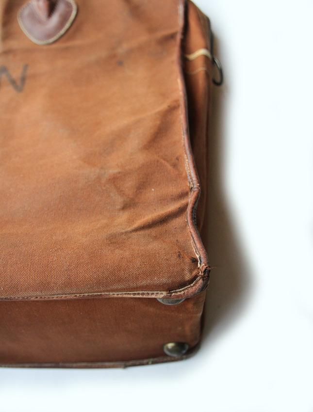 バッグ 40s us navy officer bag l.l.bean 40s US NAVY OFFICER BAG MADE BY L.L.BEAN - MATIN, VINTAGE