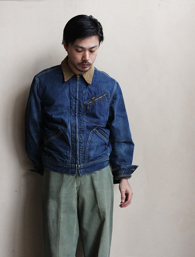 60s LEE 191LB DENIM BOA JACKET 