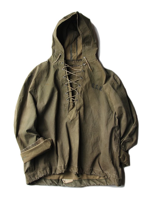 WW2 US NAVY WET WEATHER PARKA 