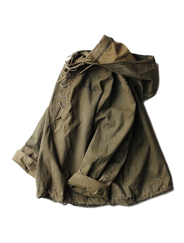 WW2 US NAVY WET WEATHER PARKA 