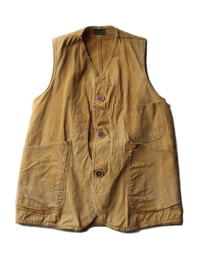 30s L.L.BEAN HUNTING VEST - MATIN, VINTAGE OUTFITTERS ビンテージ古着 富山