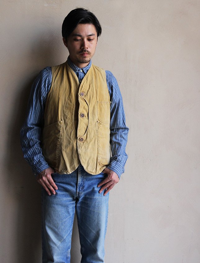 30s L.L.BEAN HUNTING VEST - MATIN, VINTAGE OUTFITTERS ビンテージ 
