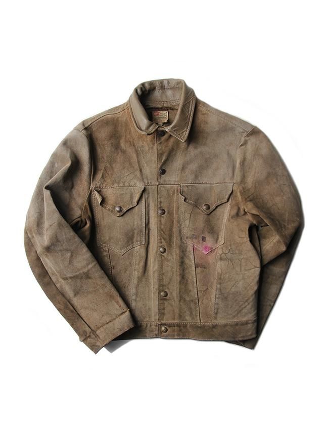 50s LEVIS SHORT HORN SUEDE JACKET 