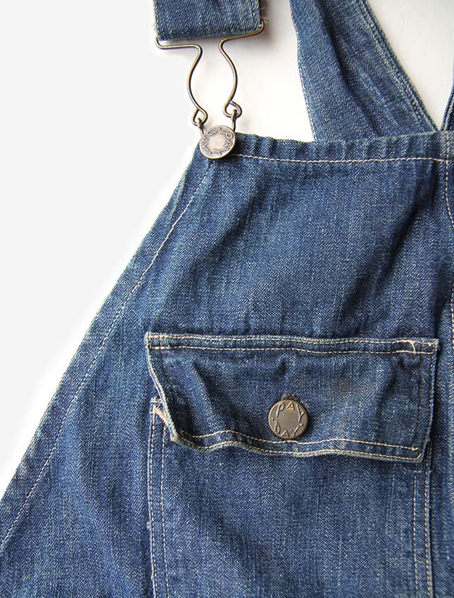 30s PAY DAY DENIM OVERALL - MATIN, VINTAGE OUTFITTERS ビンテージ