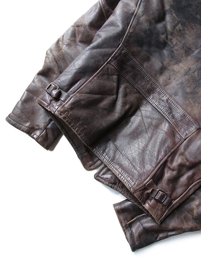 50s LEATHER SPORTS JACKET - MATIN, VINTAGE OUTFITTERS ビンテージ