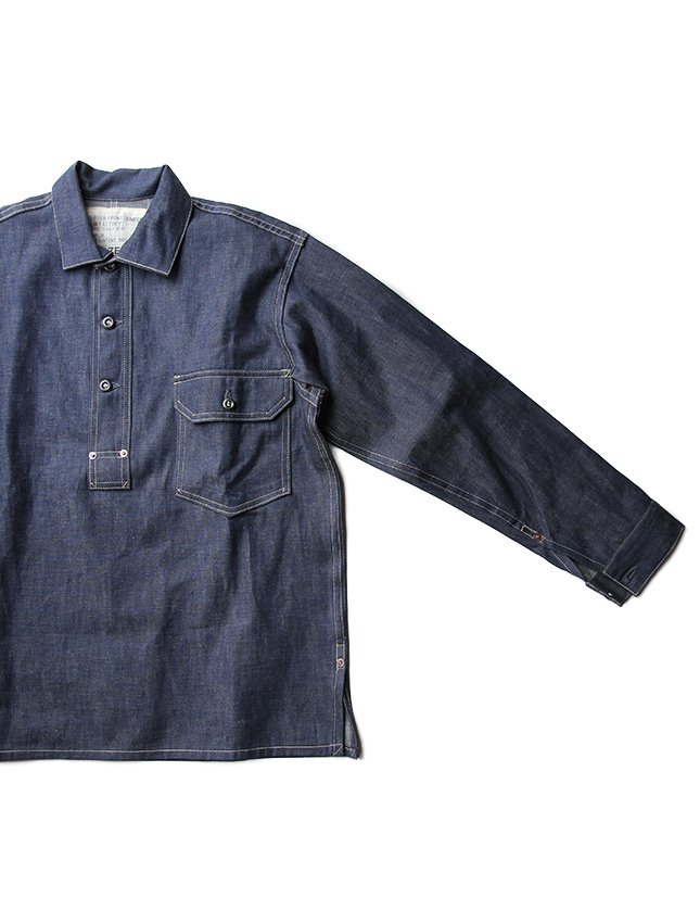 YM FACTORY DENIM PULLOVER - MATIN, VINTAGE OUTFITTERS ビンテージ ...