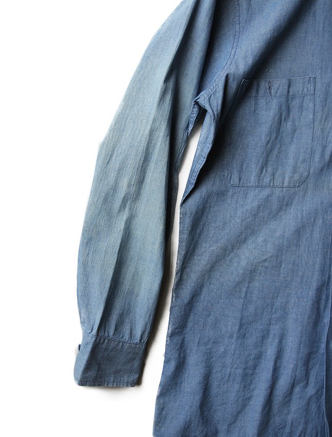 50s US NAVY CHAMBRAY SHIRT - MATIN, VINTAGE OUTFITTERS ビンテージ 