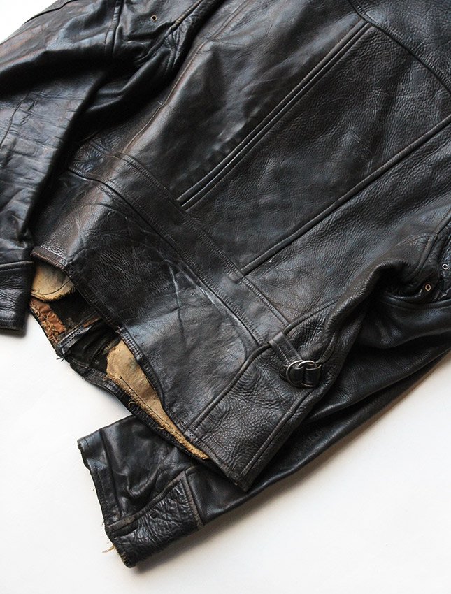 40s LEATHER SPORTS JACKET - MATIN, VINTAGE OUTFITTERS