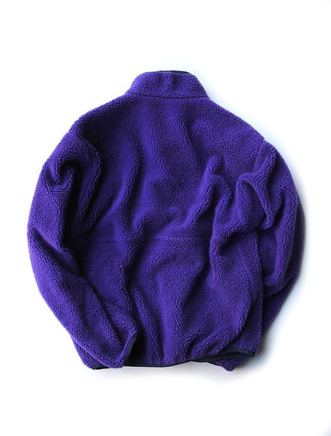 94s PATAGONIA EGGPLANT PILE GRISSADE CARDIGAN M - MATIN, VINTAGE