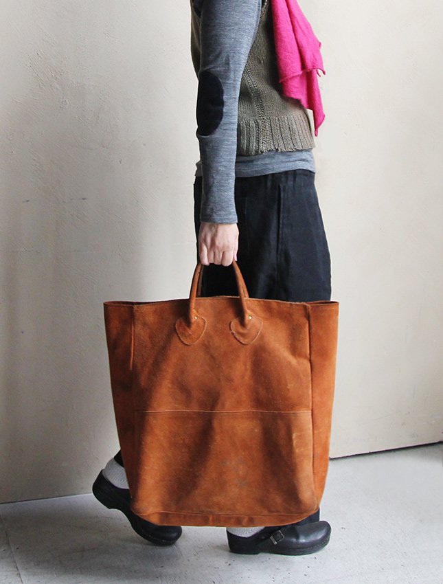 80s OLD L.L.BEAN SUEDE TOTE BAG SIZE L - MATIN, VINTAGE OUTFITTERS ...