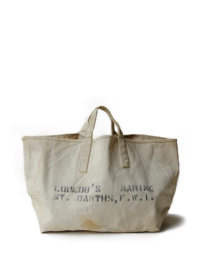 50s CANVAS TOTE BAG - MATIN, VINTAGE OUTFITTERS ビンテージ