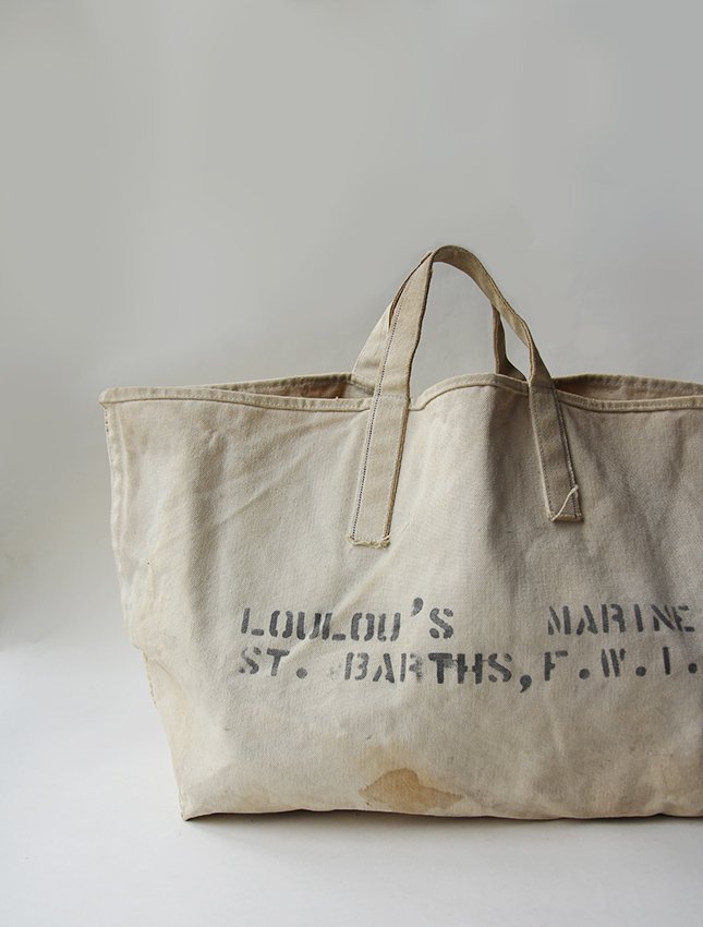 50s CANVAS TOTE BAG - MATIN, VINTAGE OUTFITTERS ビンテージ古着 富山