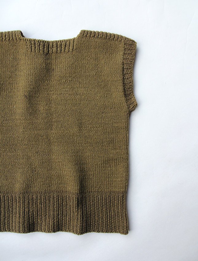 WW1 AMERICAN RED CROSS KNIT VEST - MATIN, VINTAGE OUTFITTERS 