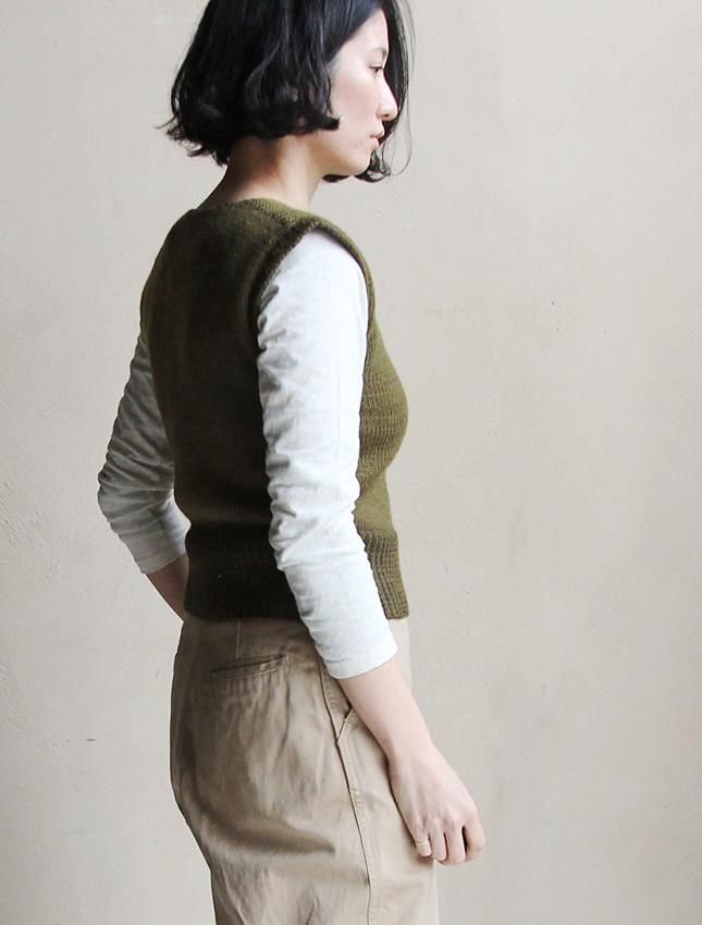 WW1 AMERICAN RED CROSS KNIT VEST - MATIN, VINTAGE OUTFITTERS